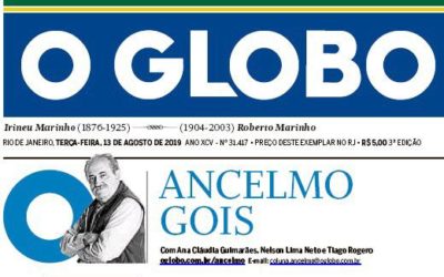 Freitas Pinho é notícia na Coluna do Ancelmo – Jornal O Globo