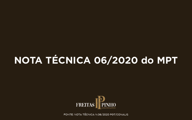 Nota Técnica 06/2020 do MPT